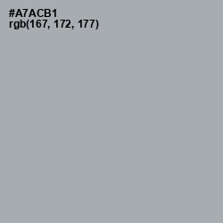 #A7ACB1 - Gray Chateau Color Image