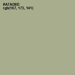 #A7AD8D - Locust Color Image