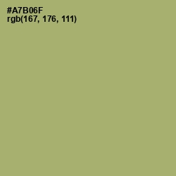 #A7B06F - Green Smoke Color Image