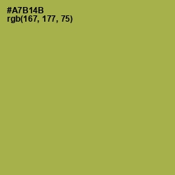 #A7B14B - Olive Green Color Image