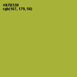 #A7B338 - Citron Color Image