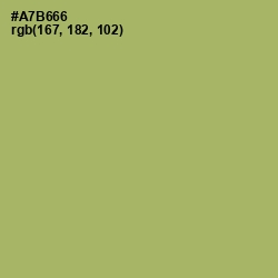 #A7B666 - Green Smoke Color Image