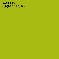 #A7BB13 - Sahara Color Image