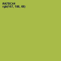 #A7BC44 - Olive Green Color Image