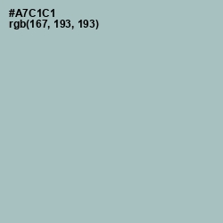 #A7C1C1 - Opal Color Image