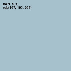 #A7C1CC - Opal Color Image