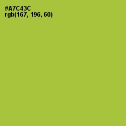 #A7C43C - Key Lime Pie Color Image