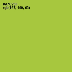 #A7C73F - Key Lime Pie Color Image