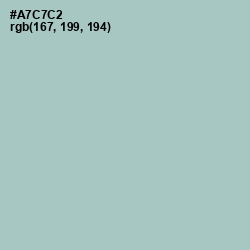 #A7C7C2 - Opal Color Image