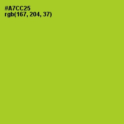 #A7CC25 - Key Lime Pie Color Image