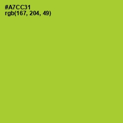 #A7CC31 - Key Lime Pie Color Image