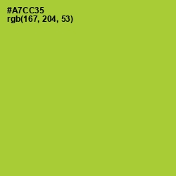 #A7CC35 - Key Lime Pie Color Image