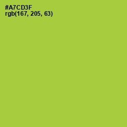 #A7CD3F - Key Lime Pie Color Image