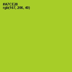 #A7CE28 - Key Lime Pie Color Image