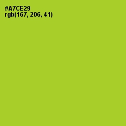 #A7CE29 - Key Lime Pie Color Image