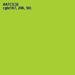 #A7CE32 - Key Lime Pie Color Image