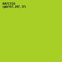 #A7CF25 - Key Lime Pie Color Image