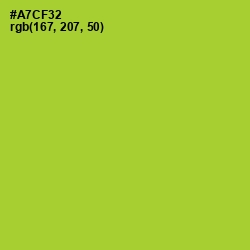 #A7CF32 - Key Lime Pie Color Image
