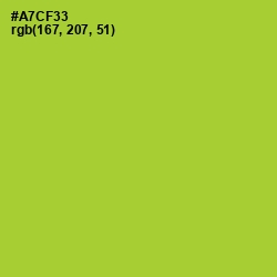 #A7CF33 - Key Lime Pie Color Image