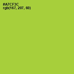 #A7CF3C - Key Lime Pie Color Image