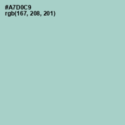 #A7D0C9 - Opal Color Image