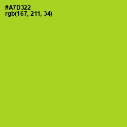 #A7D322 - Key Lime Pie Color Image
