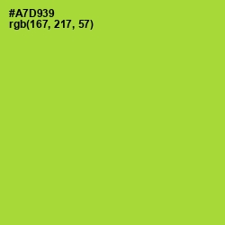 #A7D939 - Key Lime Pie Color Image