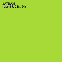 #A7DA36 - Key Lime Pie Color Image