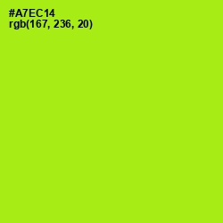 #A7EC14 - Inch Worm Color Image