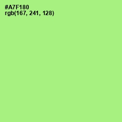 #A7F180 - Feijoa Color Image