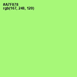 #A7F878 - Conifer Color Image