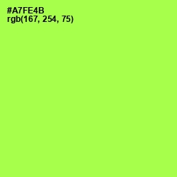 #A7FE4B - Conifer Color Image