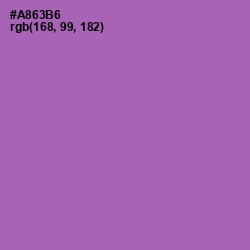 #A863B6 - Wisteria Color Image