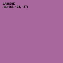 #A8679D - Turkish Rose Color Image