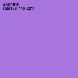 #A874DD - Lavender Color Image