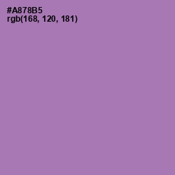 #A878B5 - Purple Mountain's Majesty Color Image