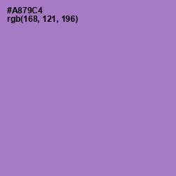 #A879C4 - Lavender Color Image