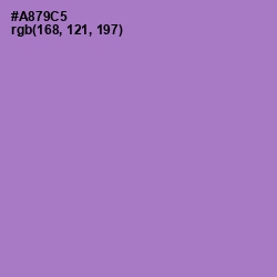 #A879C5 - Lavender Color Image