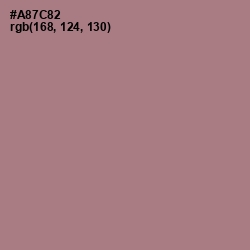 #A87C82 - Turkish Rose Color Image