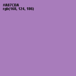 #A87CBA - Lavender Purple Color Image