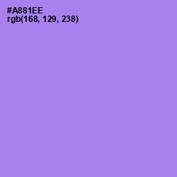 #A881EE - Dull Lavender Color Image