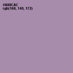 #A88CAC - Amethyst Smoke Color Image