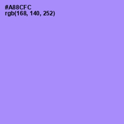 #A88CFC - Dull Lavender Color Image