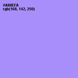 #A88EFA - Dull Lavender Color Image