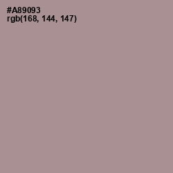 #A89093 - Dusty Gray Color Image
