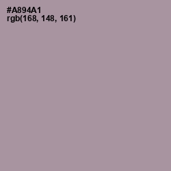 #A894A1 - Amethyst Smoke Color Image
