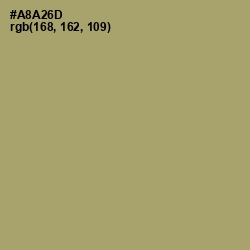 #A8A26D - Green Smoke Color Image
