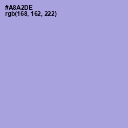 #A8A2DE - Cold Purple Color Image