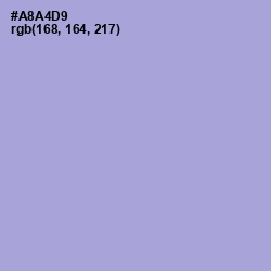 #A8A4D9 - Cold Purple Color Image