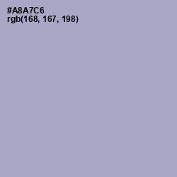 #A8A7C6 - Logan Color Image